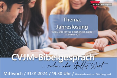 CVJM Bibelgespräch - reden über Gottes Wort