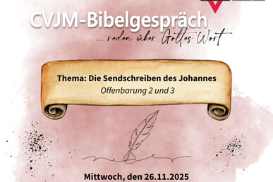 CVJM Bibelgespräch - reden über Gottes Wort