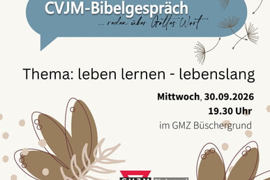 CVJM Bibelgespr&auml;ch - reden &uuml;ber Gottes Wort