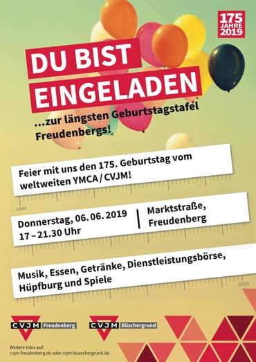 Plakat 175 CVJM